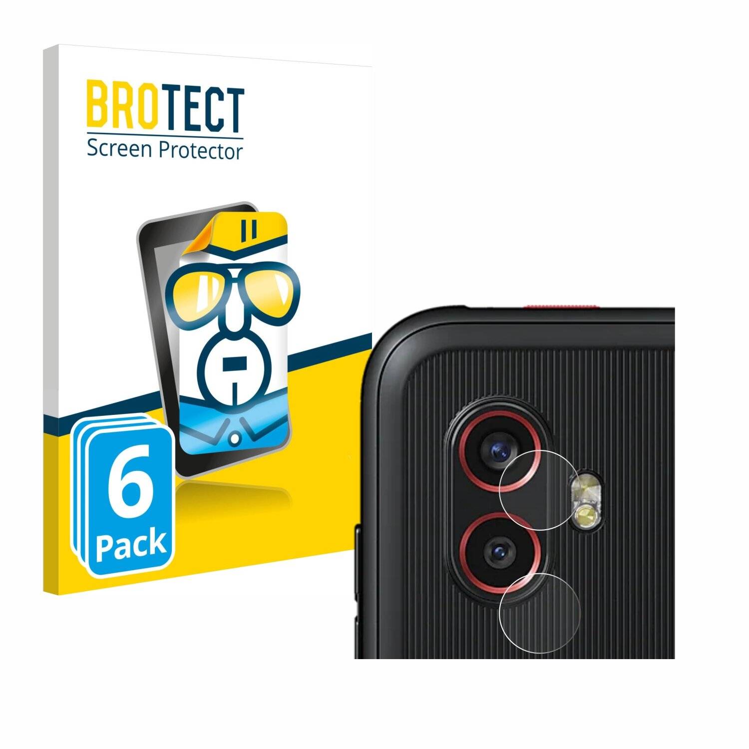 6x BROTECT Displayschutz-Folie für Samsung Galaxy Xcover 6 Pro (NUR