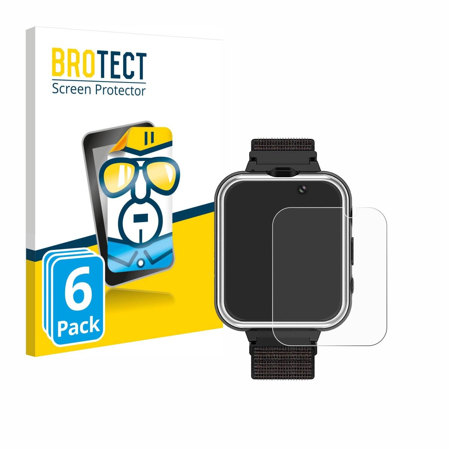 6x BROTECT Displayschutz-Folie für Pthtechus