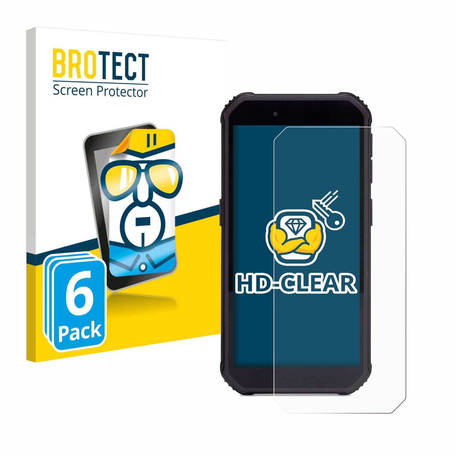 6x BROTECT Displayschutz-Folie für SkyCaddie