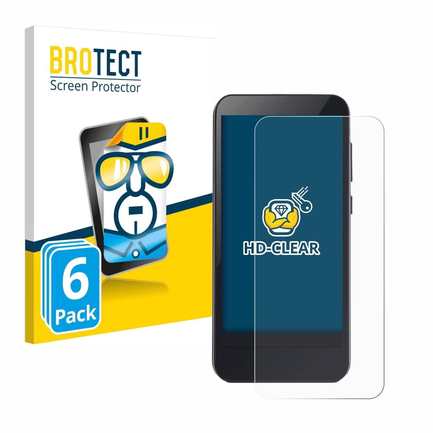 6x BROTECT Displayschutz-Folie für Omnipod