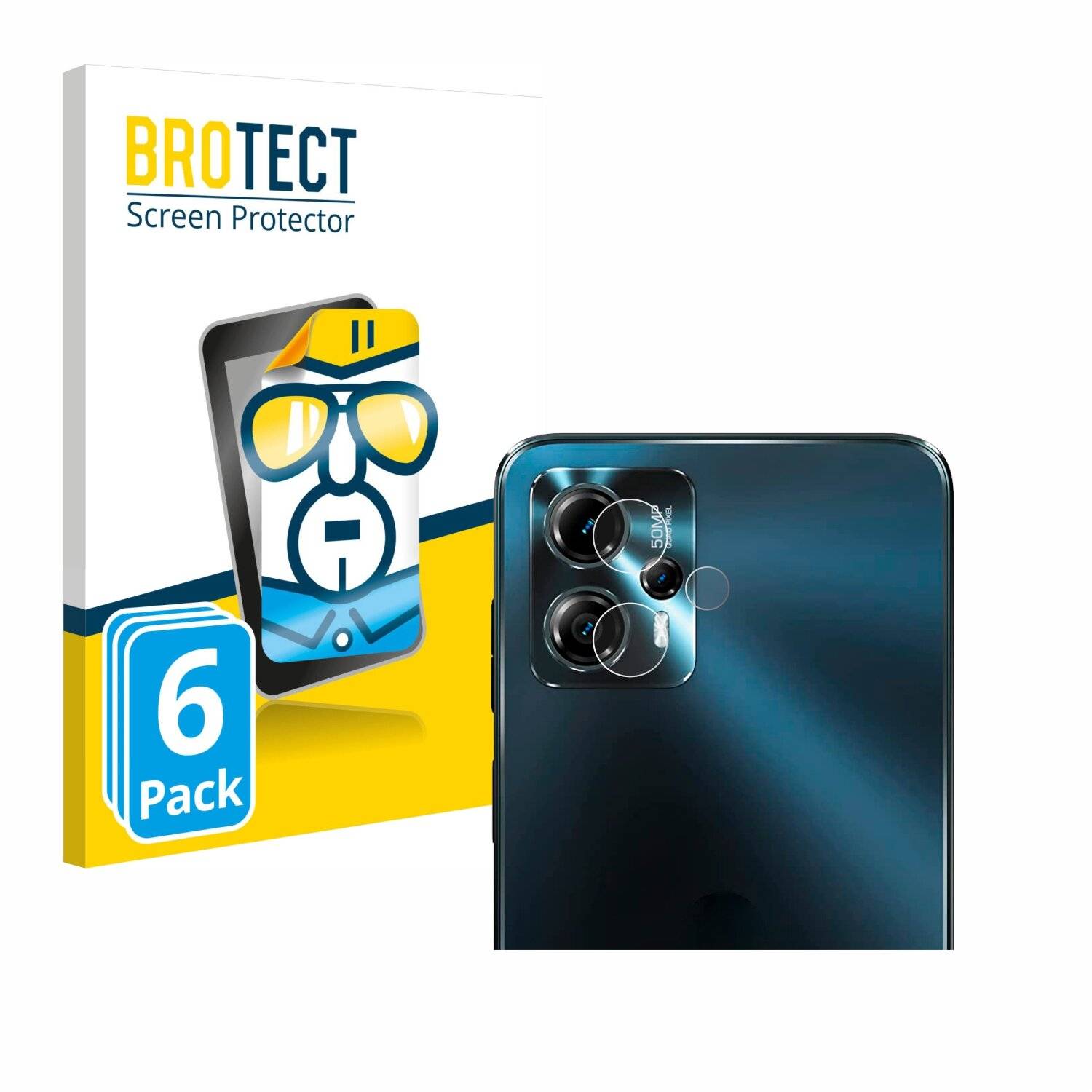 6x BROTECT Displayschutz-Folie für Motorola Moto G13 (NUR