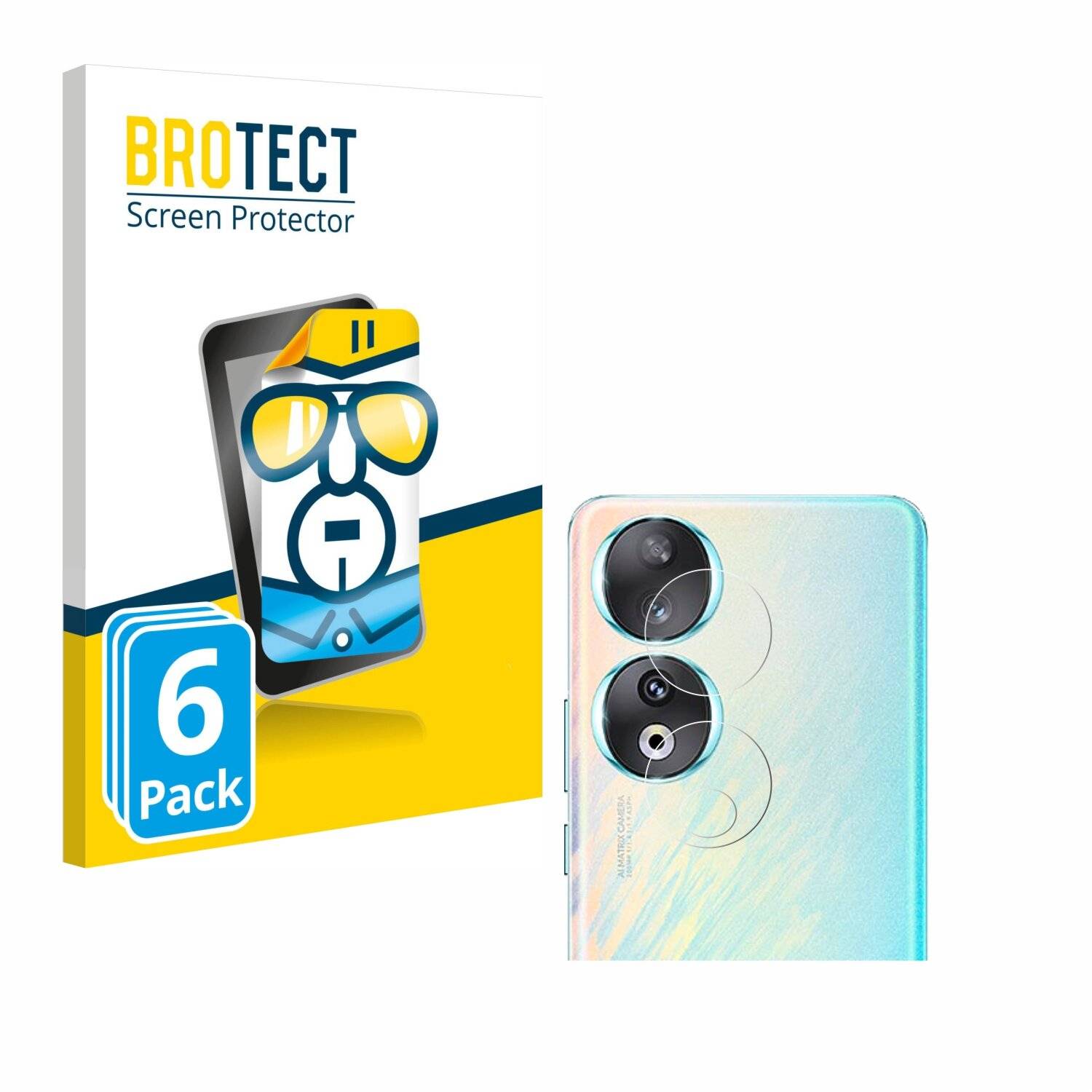 6x BROTECT Displayschutz-Folie für Honor 90 (NUR