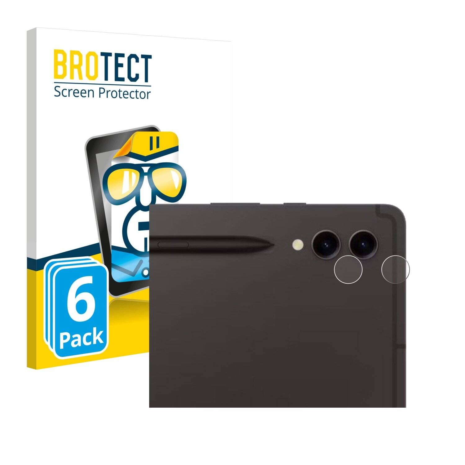 6x BROTECT Displayschutz-Folie für Samsung Galaxy Tab S9 Ultra WiFi (NUR