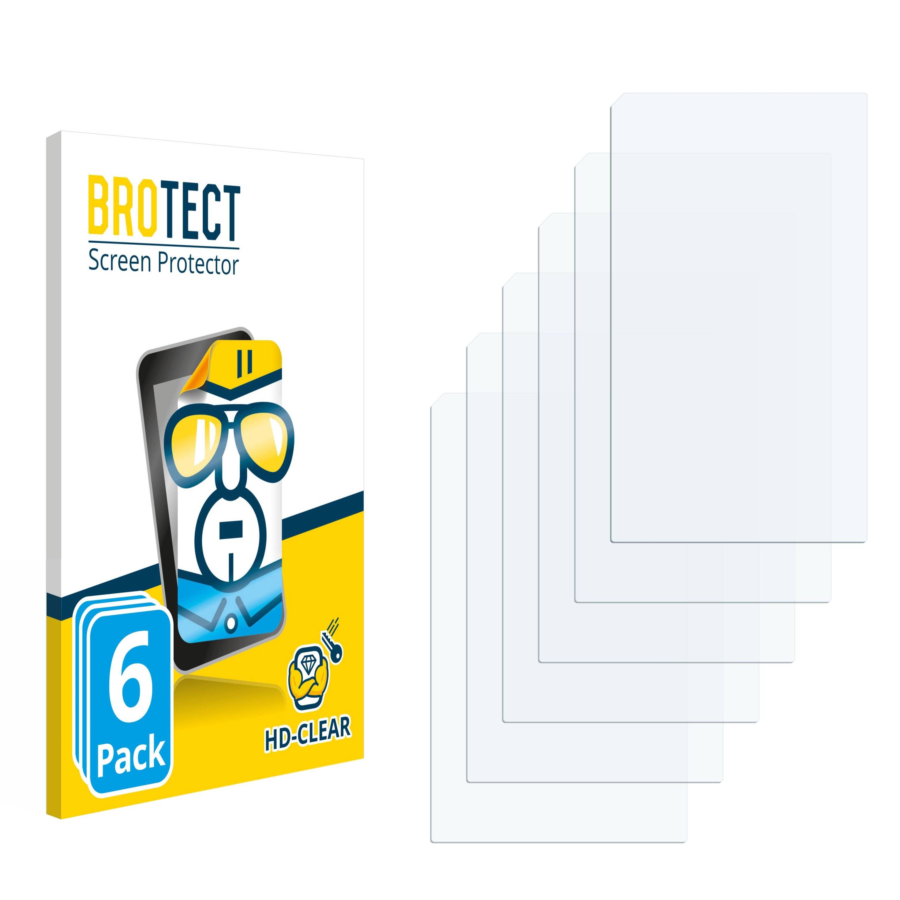 6x BROTECT Displayschutz-Folie für Cowon Plenue
