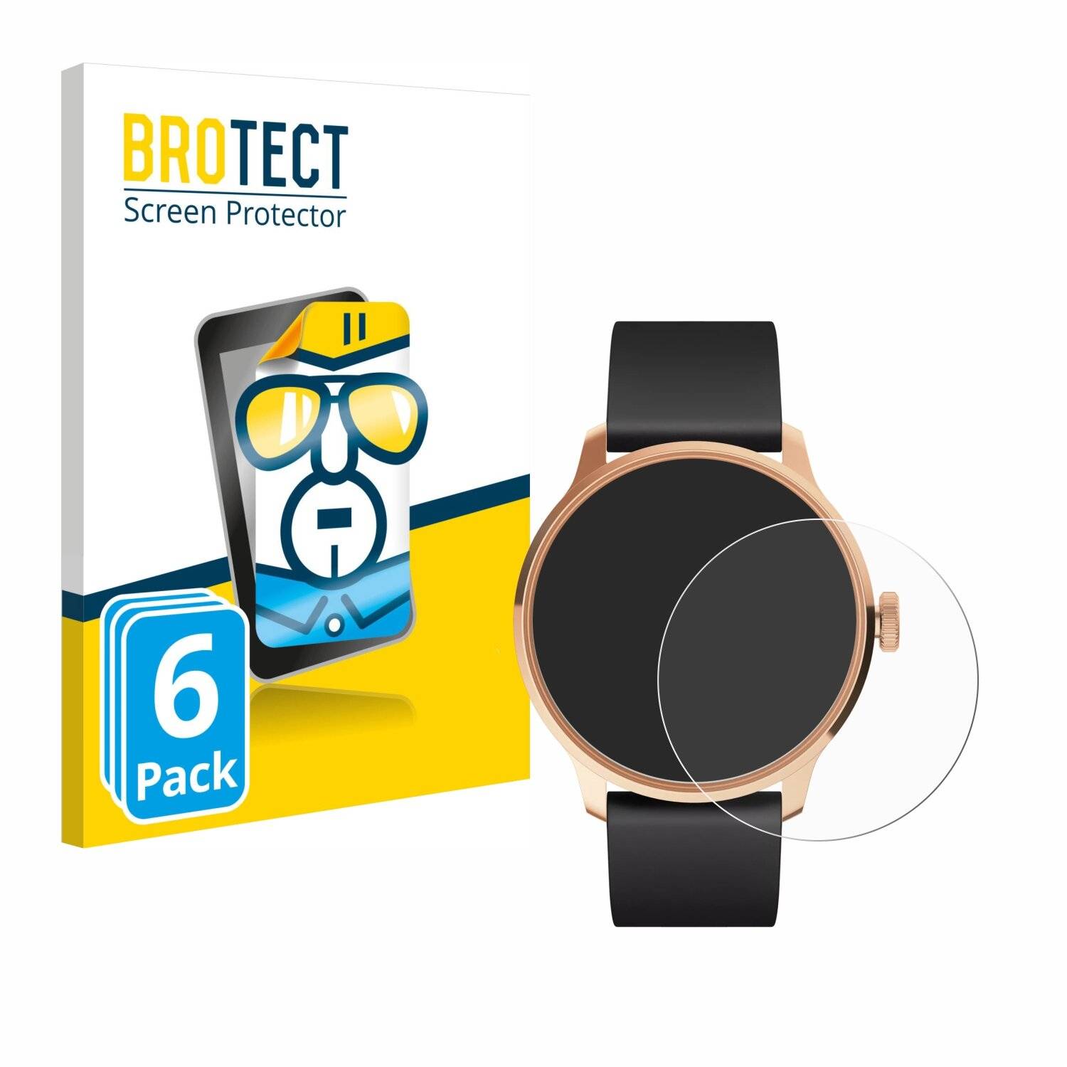 6x BROTECT Displayschutz-Folie für Withings ScanWatch