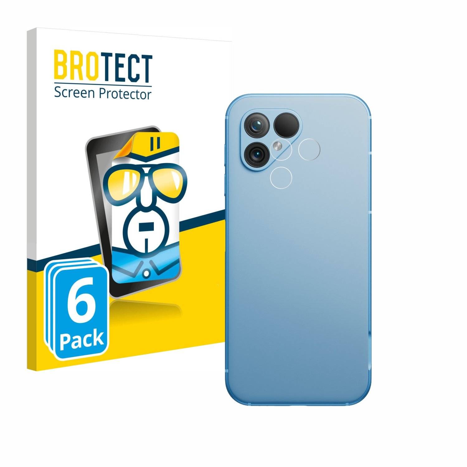 6x BROTECT Displayschutz-Folie für Fairphone 5 (NUR