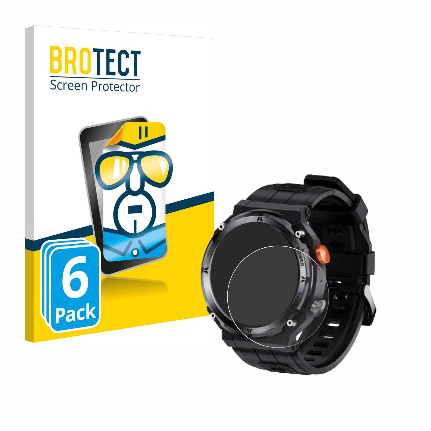 6x BROTECT Displayschutz-Folie für Lemfo C21 Pro