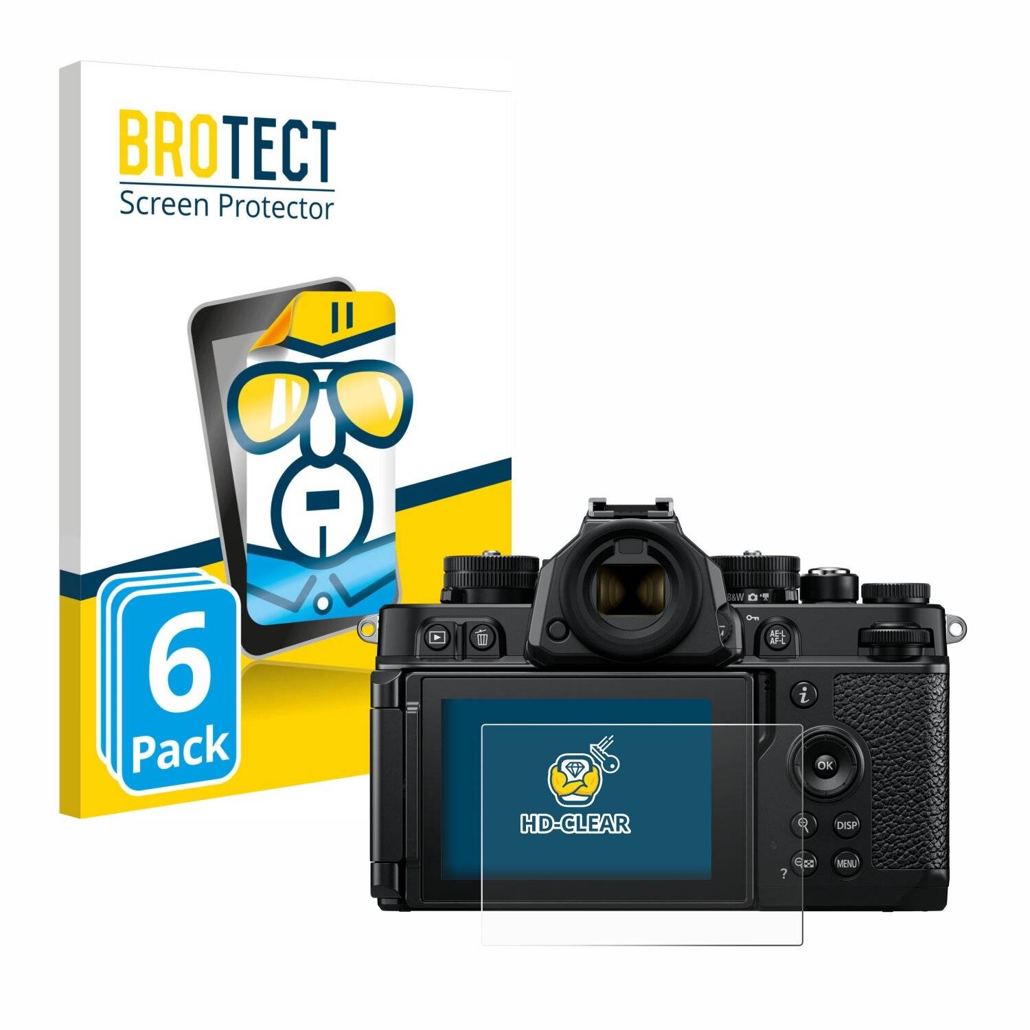 6x BROTECT Displayschutz-Folie für Nikon Z