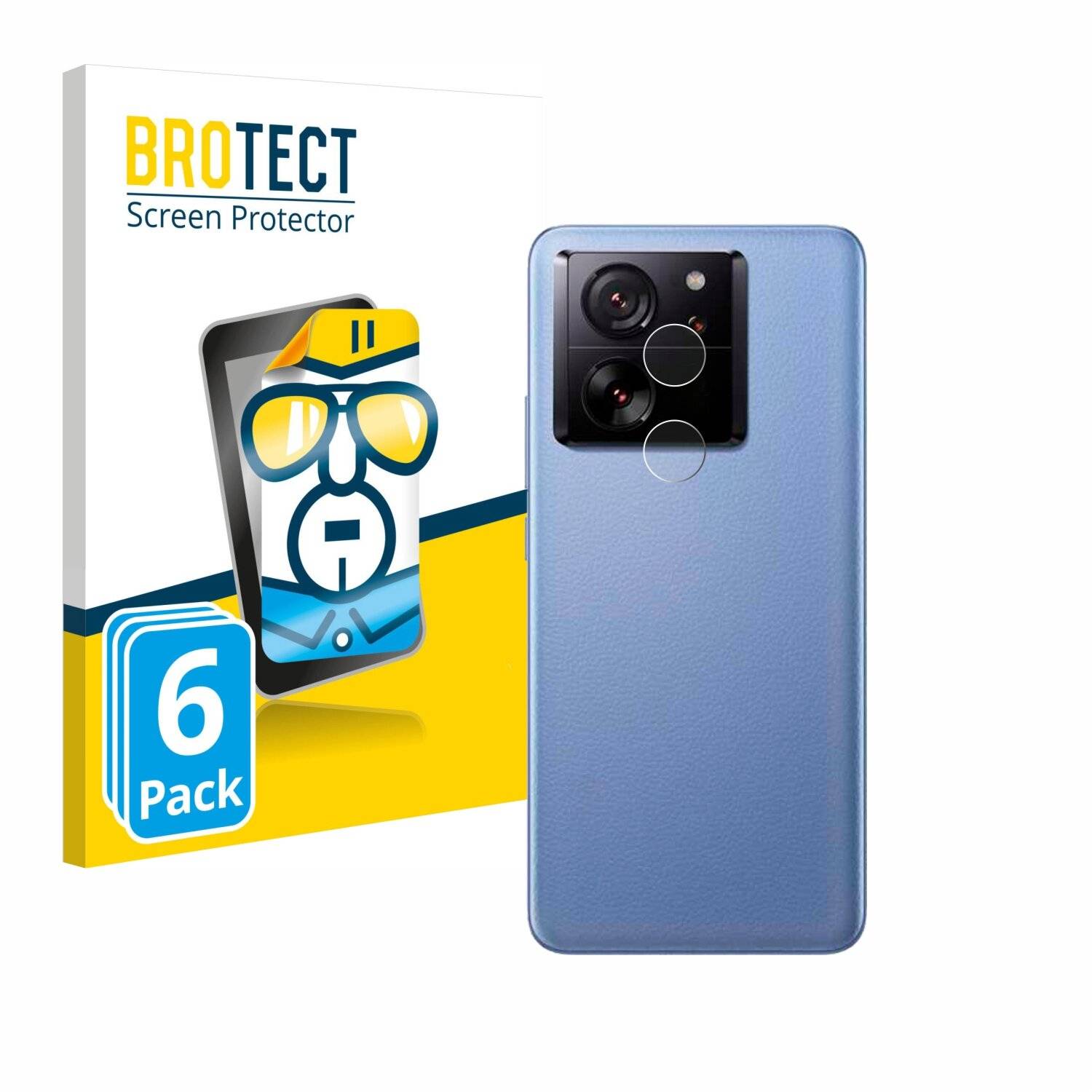 6x BROTECT Displayschutz-Folie für Xiaomi 13T (NUR