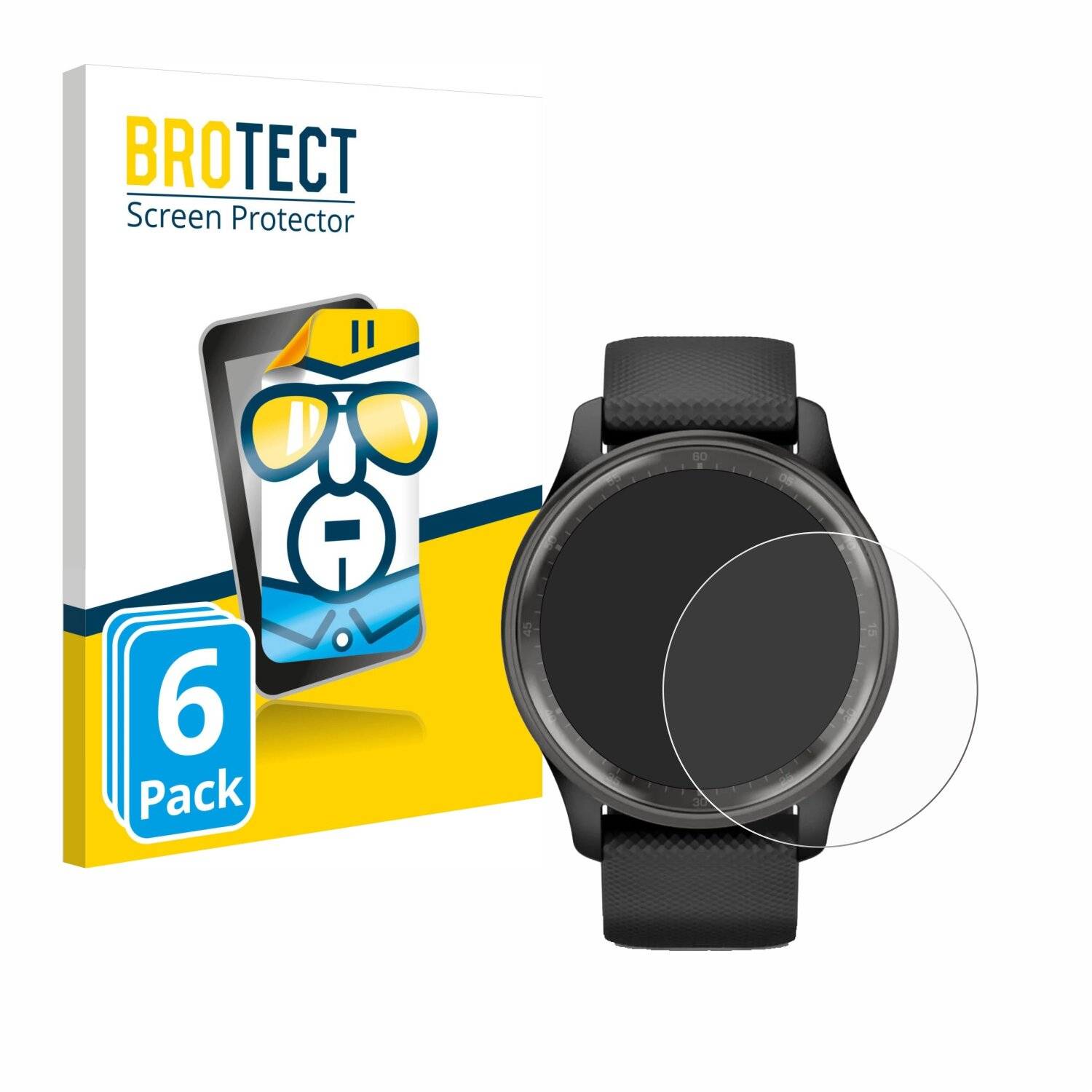 6x BROTECT Displayschutz-Folie für Garmin Vivomove