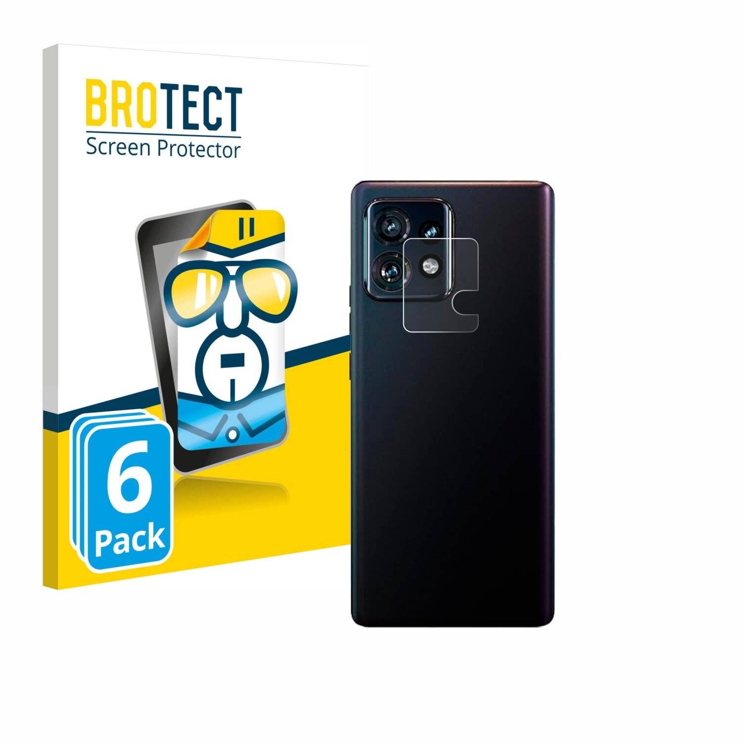 6x BROTECT Displayschutz-Folie für Motorola Edge 40 Pro (NUR