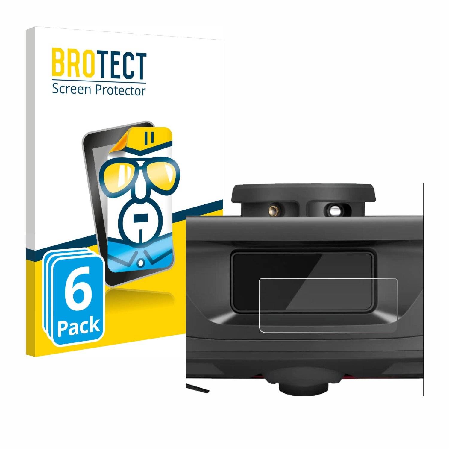 6x BROTECT Displayschutz-Folie für Roborock Q Revo (NUR