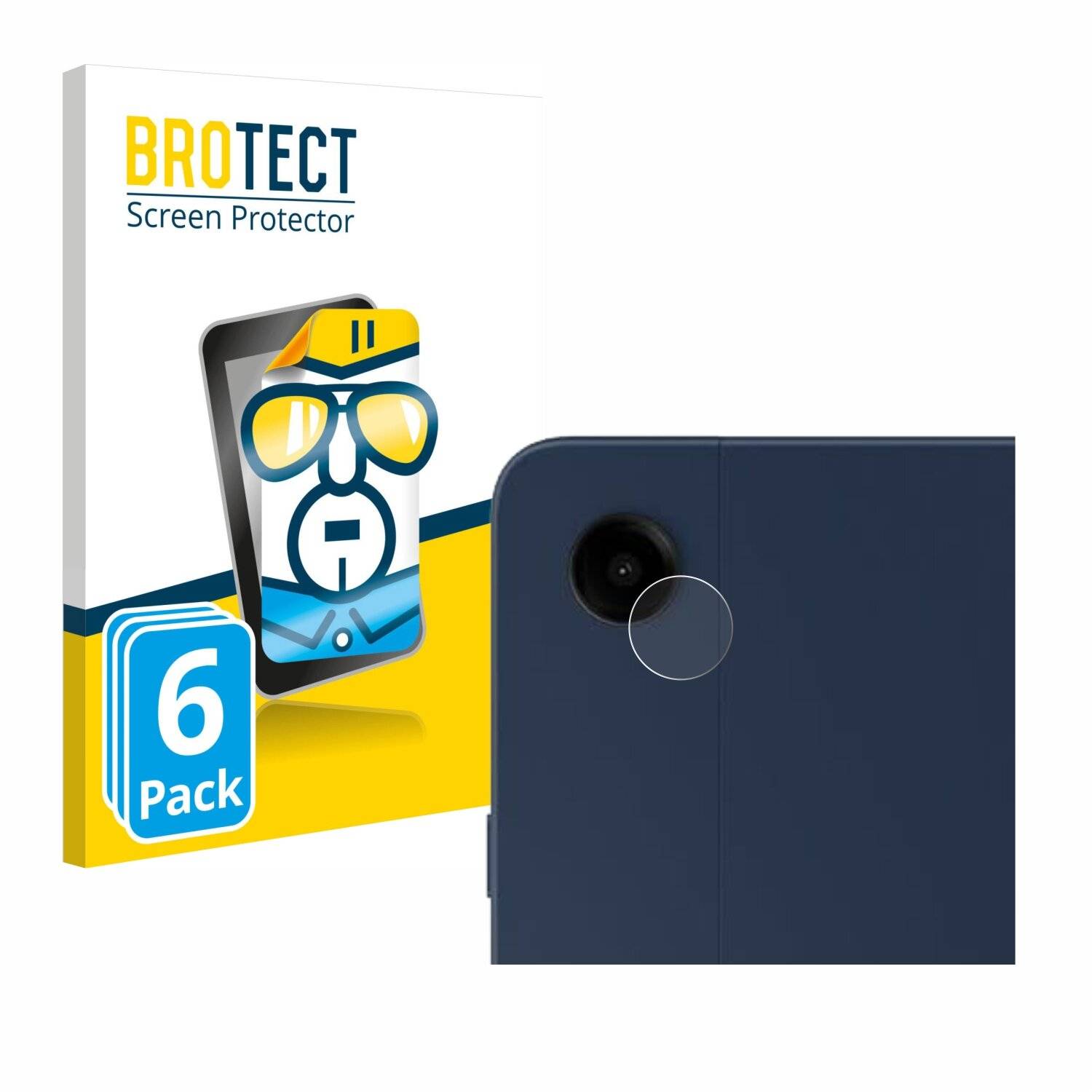 6x BROTECT Displayschutz-Folie für Samsung Galaxy Tab A9 Plus WiFi (NUR