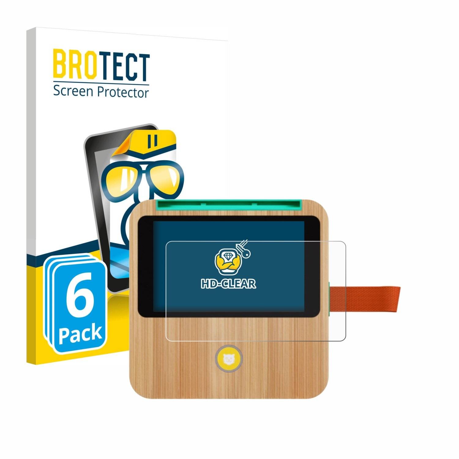 6x BROTECT Displayschutz-Folie für tigerbox TOUCH
