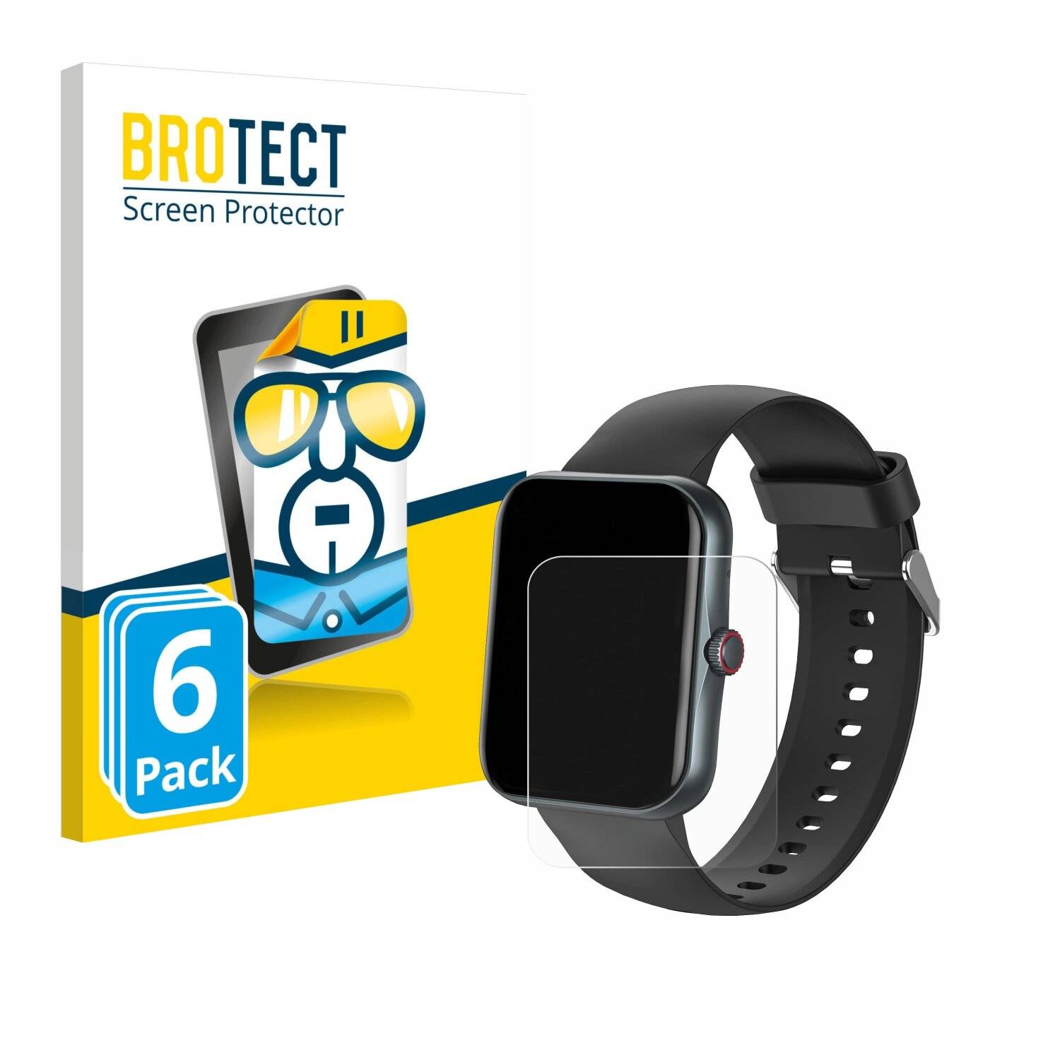 6x BROTECT Displayschutz-Folie für Pthtechus