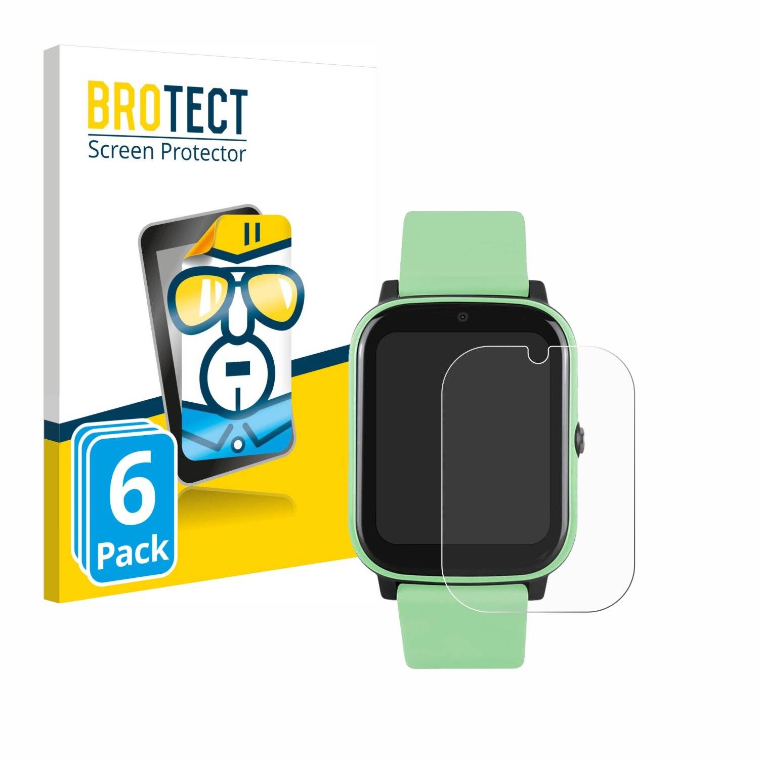 6x BROTECT Displayschutz-Folie für One2Track Connect
