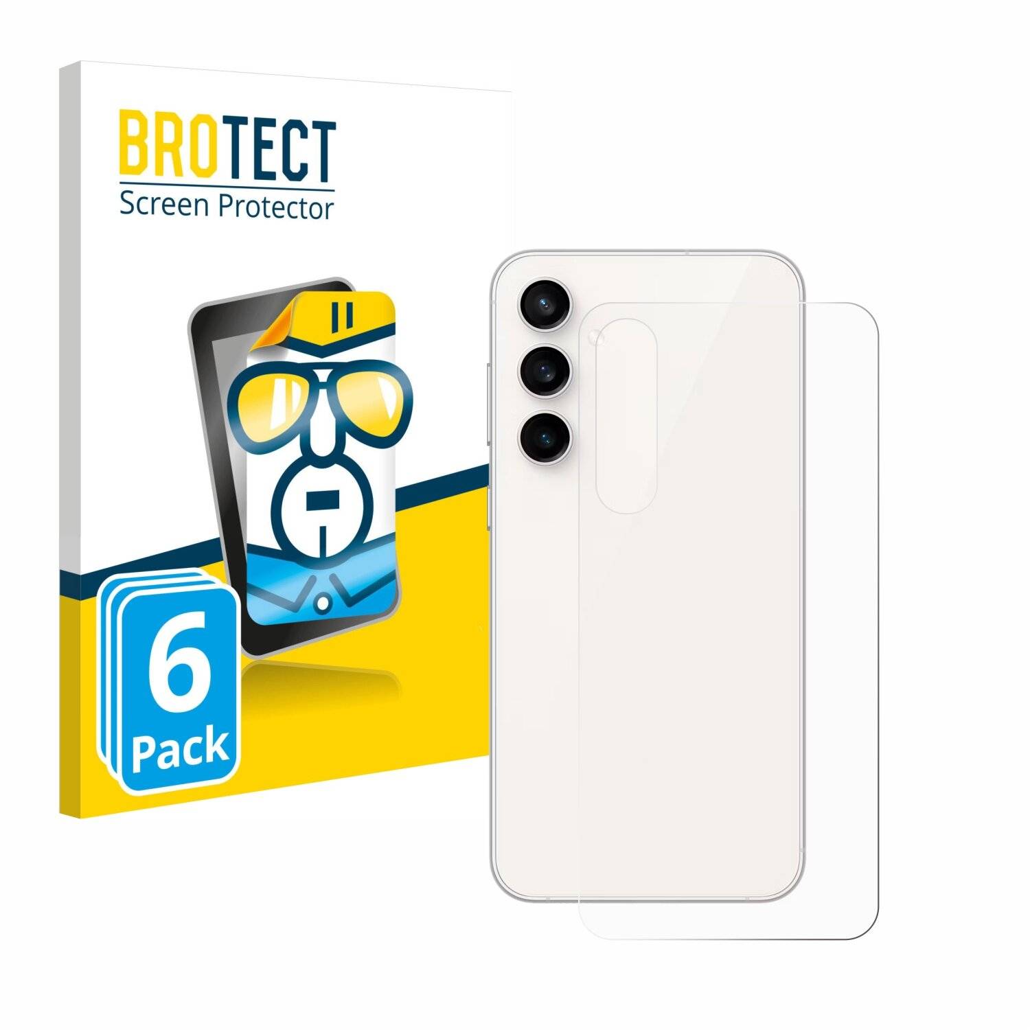 6x BROTECT Displayschutz-Folie für Samsung Galaxy S23 FE