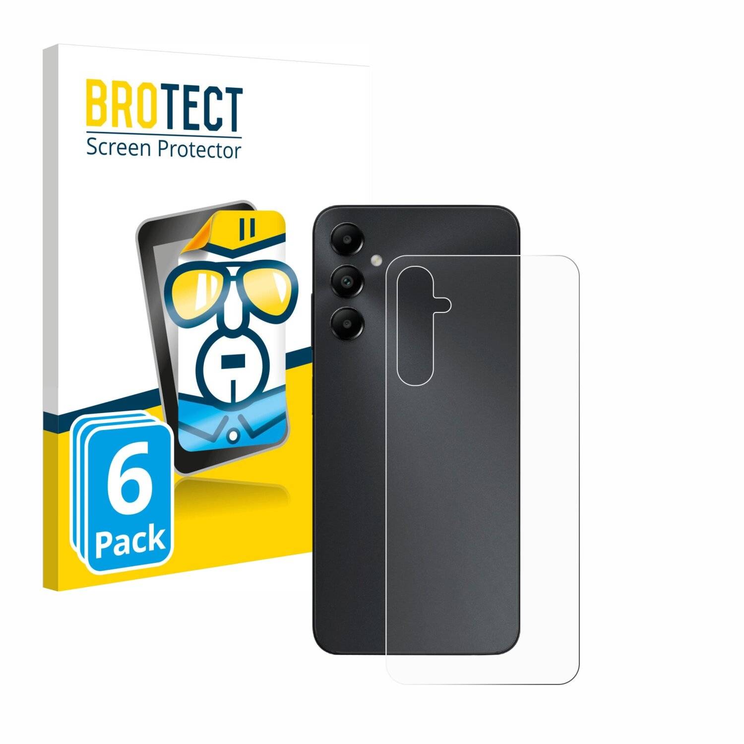 6x BROTECT Displayschutz-Folie für Samsung Galaxy A05s