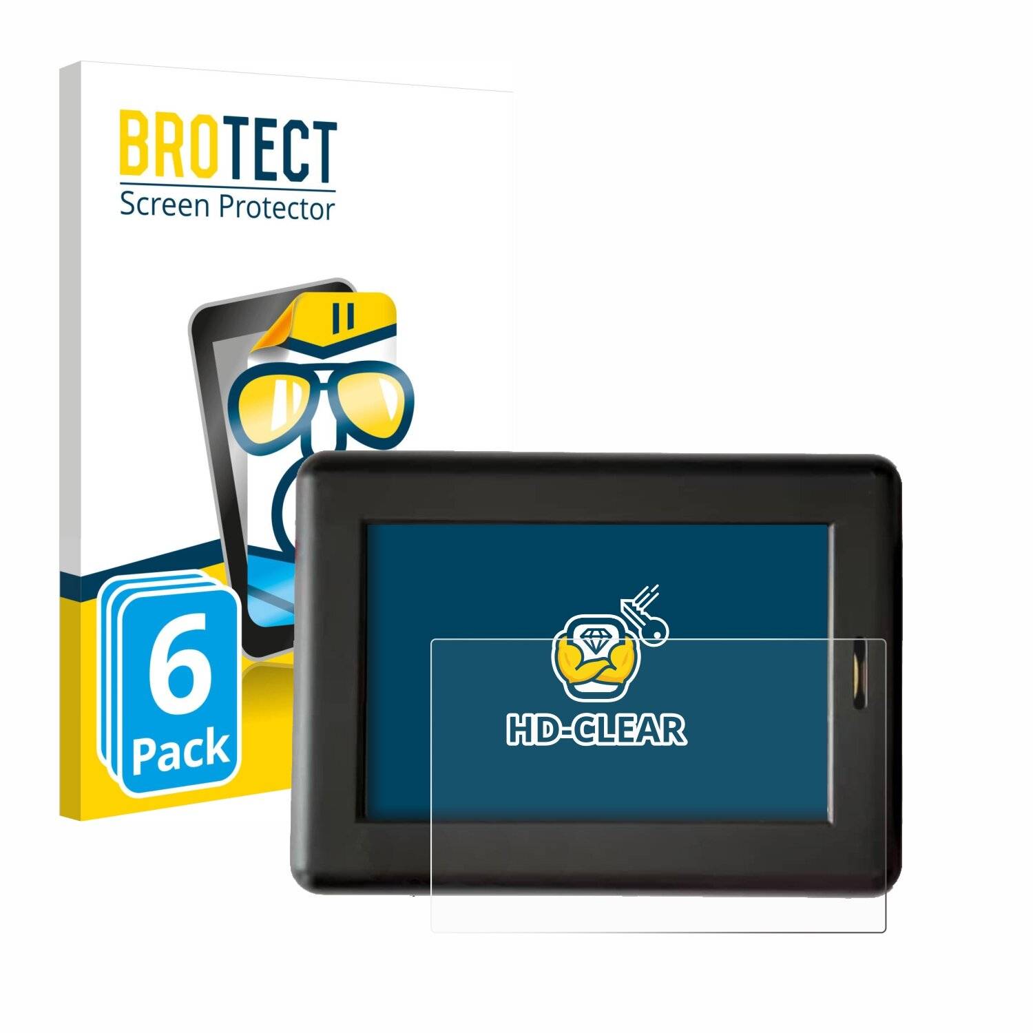6x BROTECT Displayschutz-Folie für XC Tracer Maxx