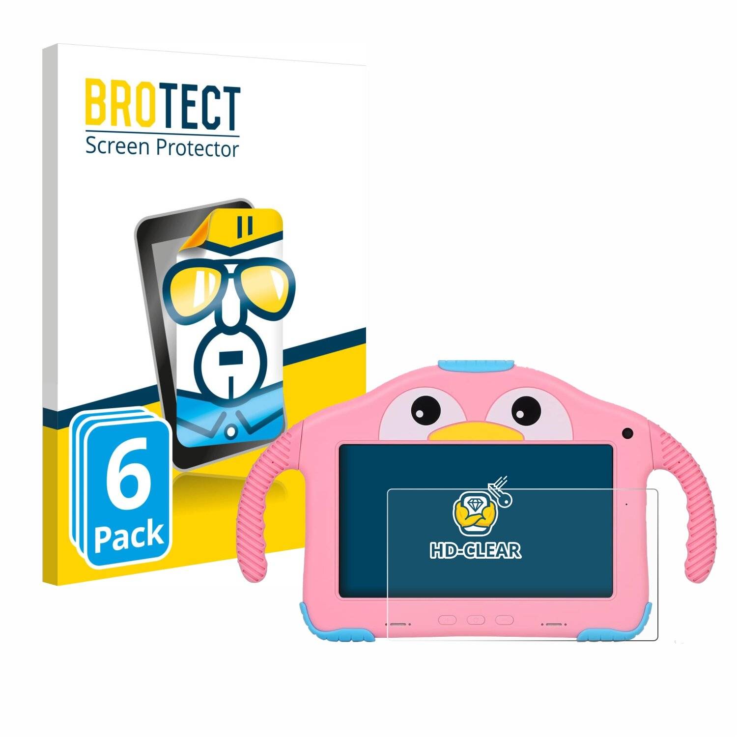 6x BROTECT Displayschutz-Folie für okulaku KIDS03-Pro03