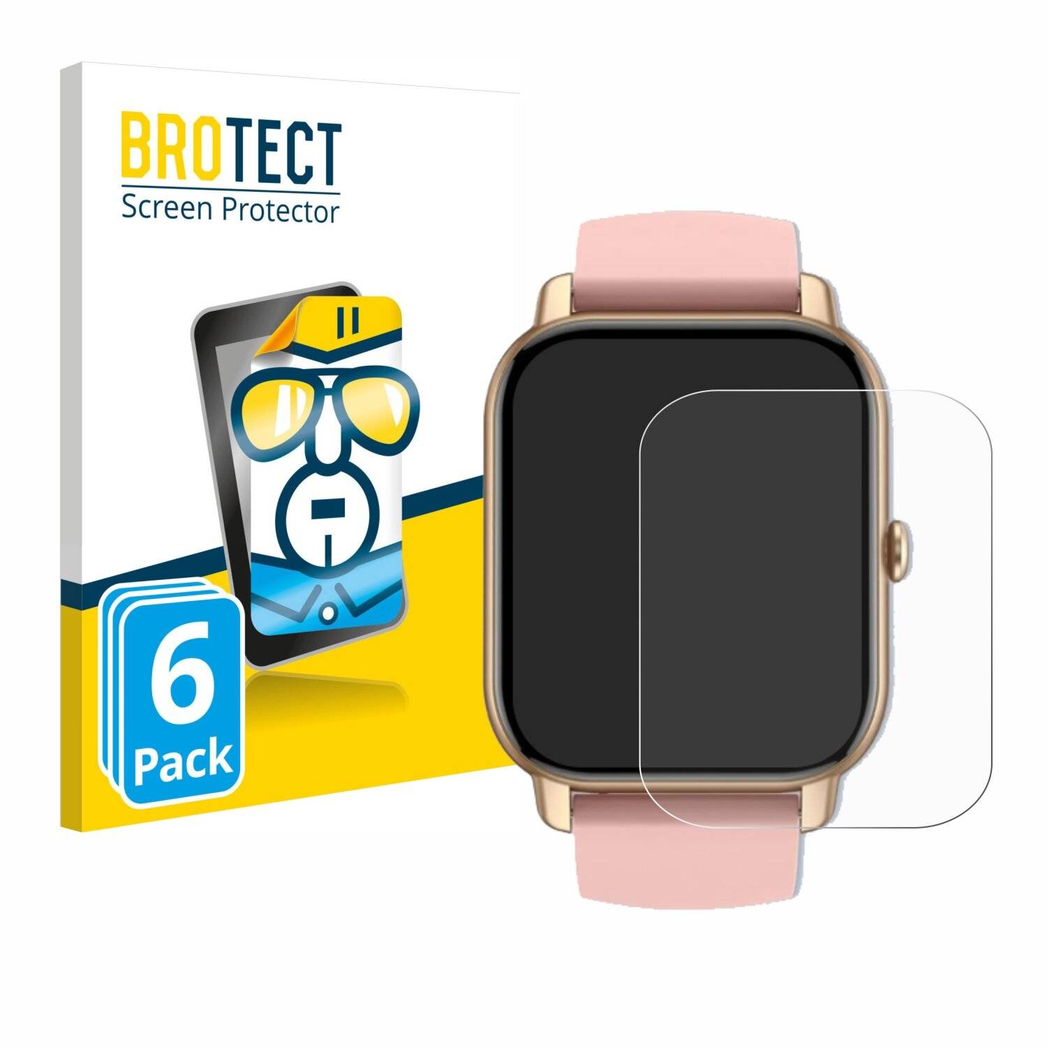 6x BROTECT Displayschutz-Folie für Sross Smartwatch