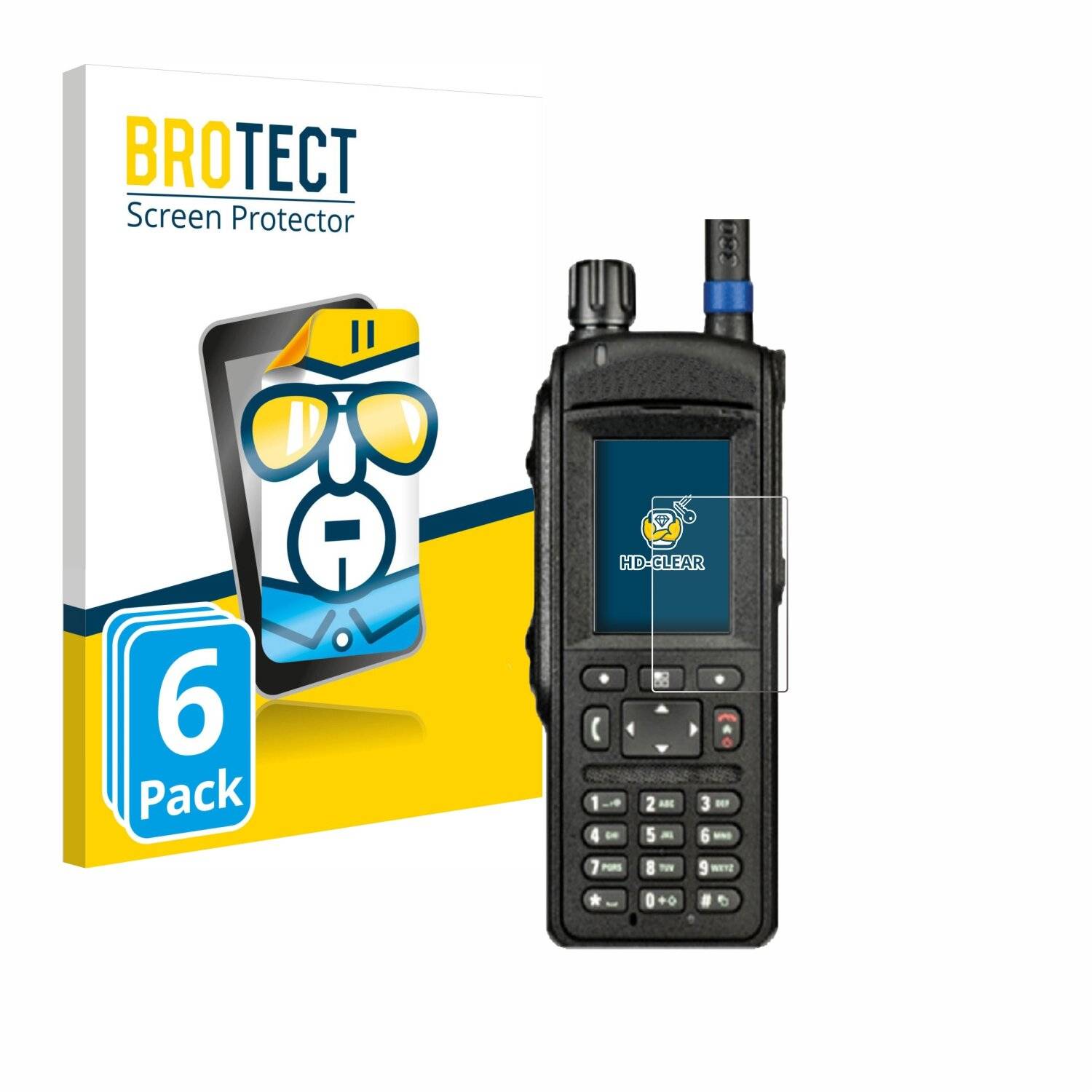 6x BROTECT Displayschutz-Folie für Motorola