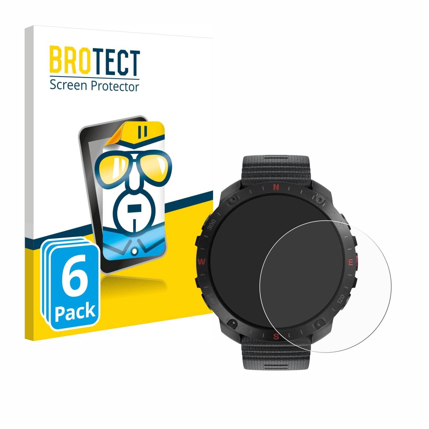 6x BROTECT Displayschutz-Folie für Polar Grit X2