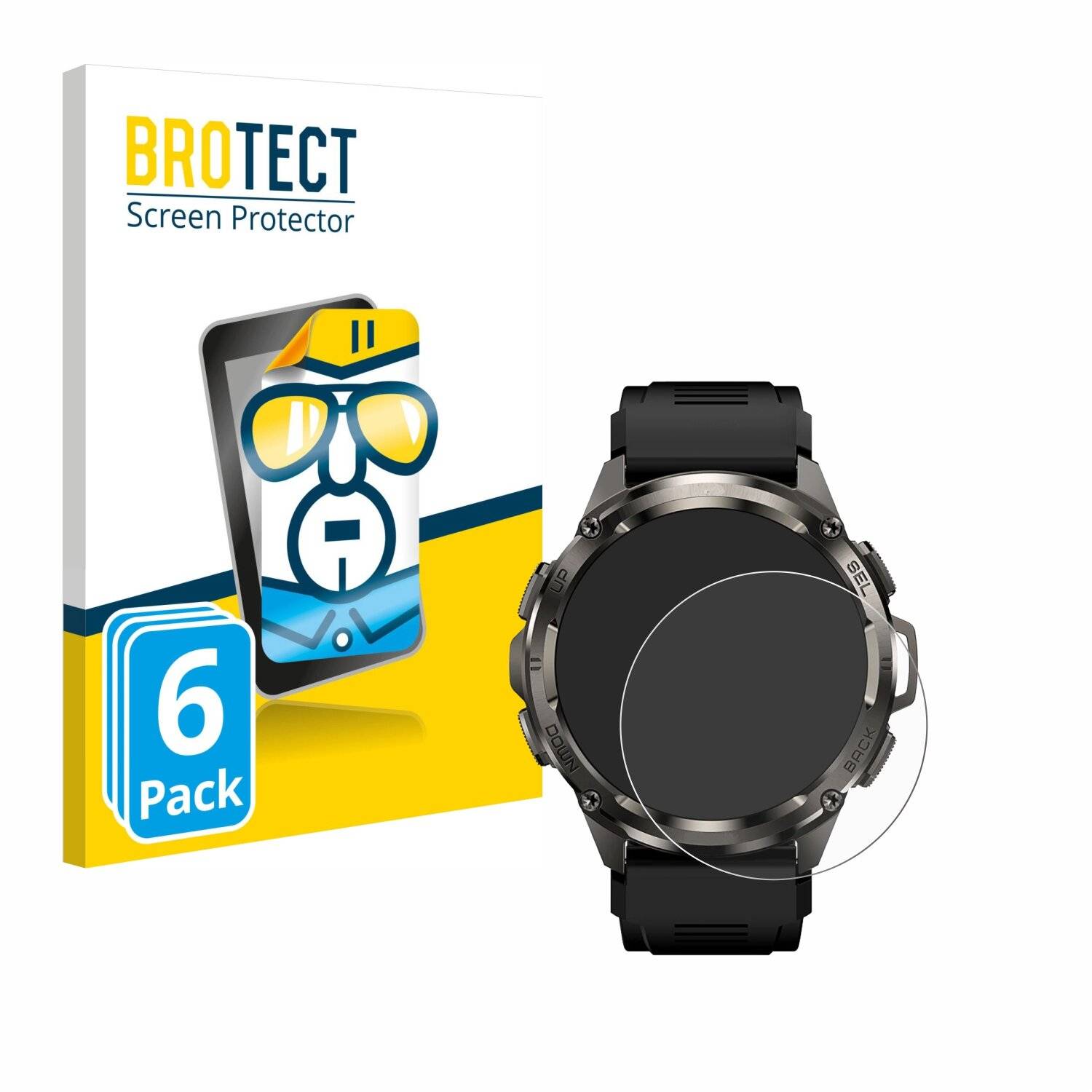 6x BROTECT Displayschutz-Folie für Kospet Tank T3