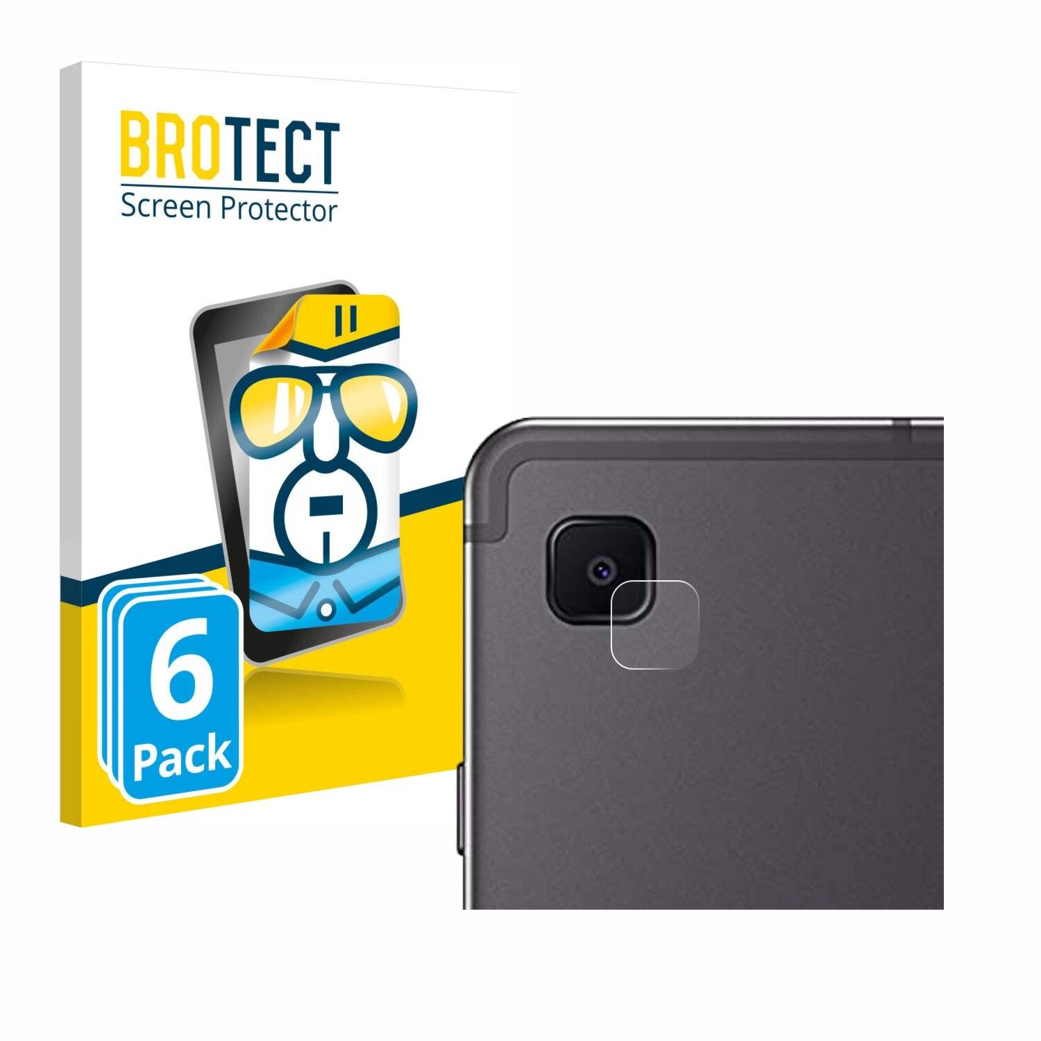 6x BROTECT Displayschutz-Folie für Samsung Galaxy Tab S6 Lite LTE 2024 (NUR