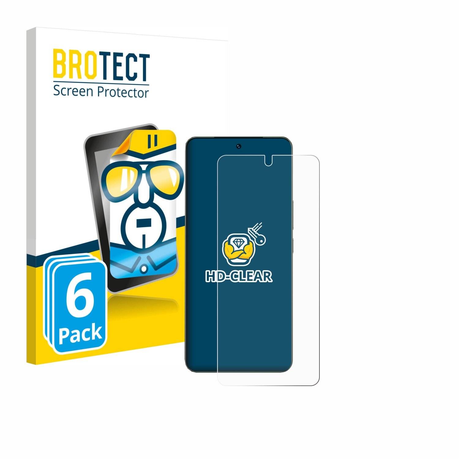 6x BROTECT Displayschutz-Folie für Vivo V30