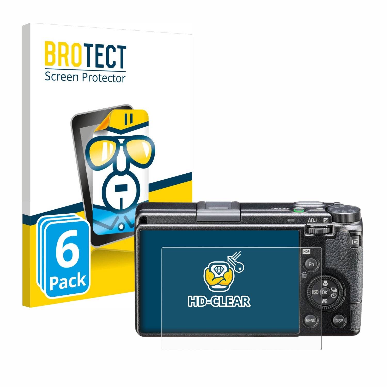 6x BROTECT Displayschutz-Folie für Ricoh GR III