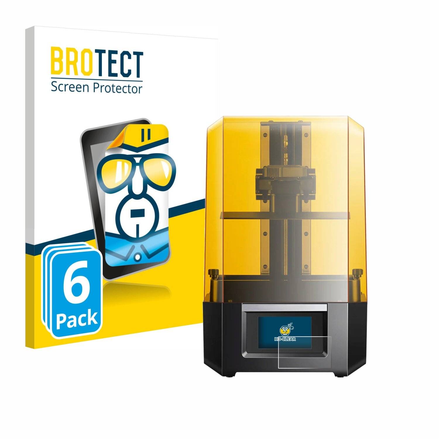 6x BROTECT Displayschutz-Folie für Anycubic Photon Mono