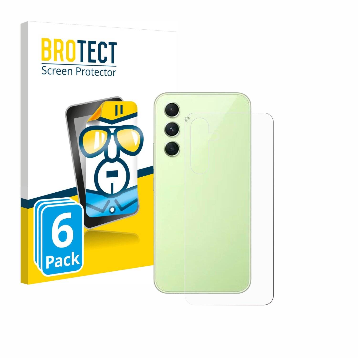 6x BROTECT Displayschutz-Folie für Samsung Galaxy A54 5G Enterprise Edition