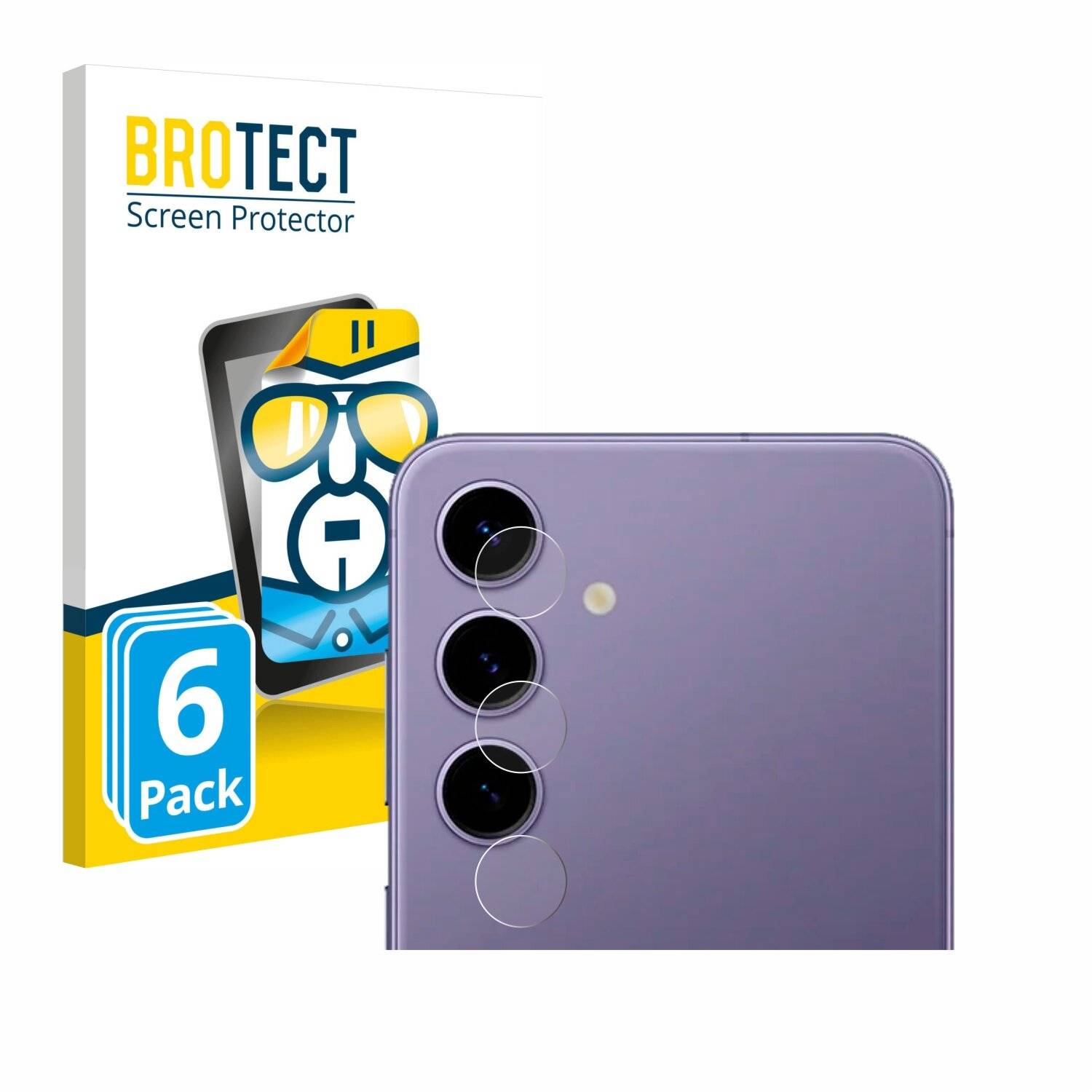 6x BROTECT Displayschutz-Folie für Samsung Galaxy S24 Enterprise Edition (NUR