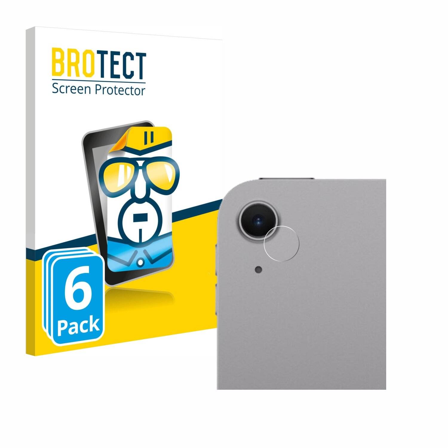 6x BROTECT Displayschutz-Folie für Apple iPad Air 11 WiFi 2024 (NUR