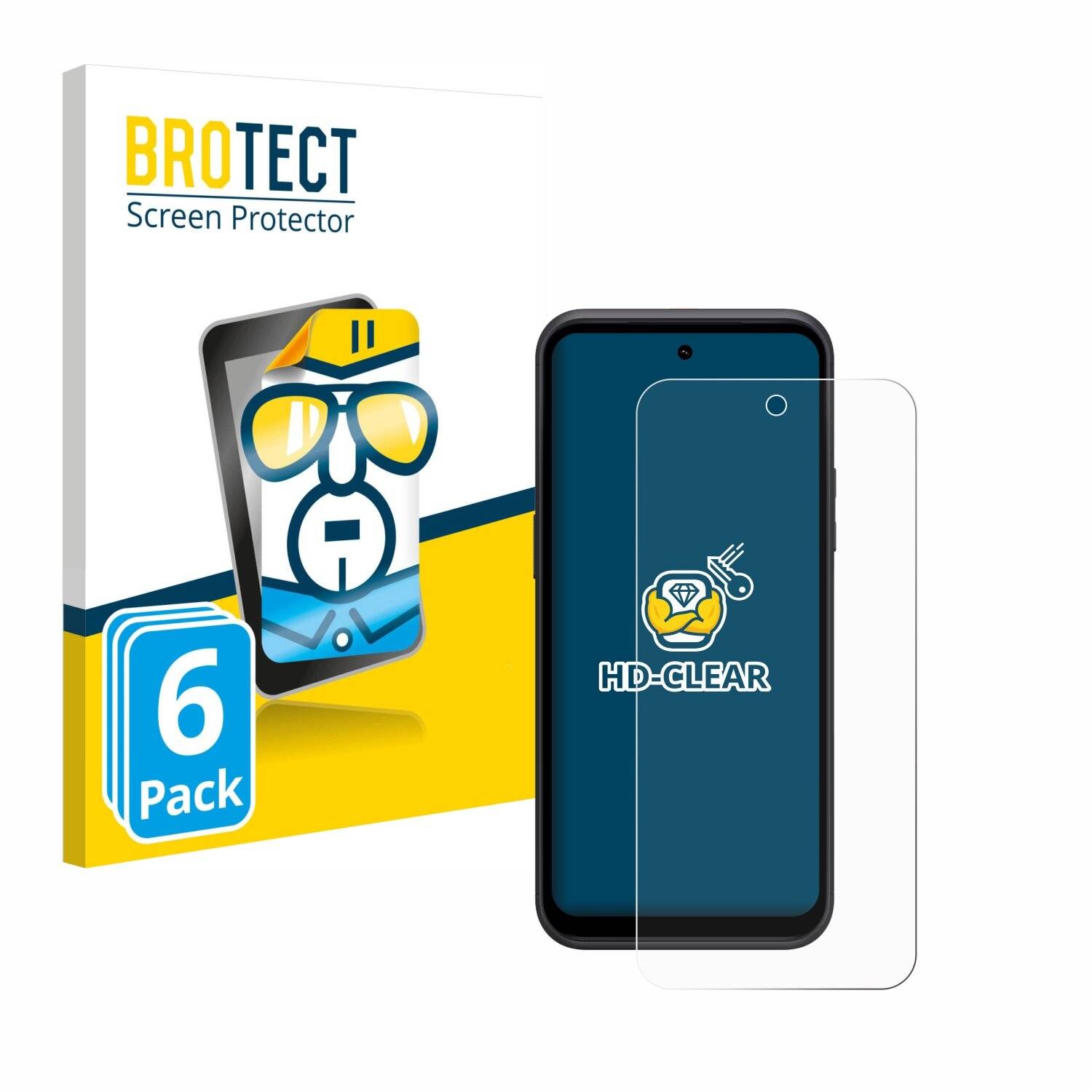 6x BROTECT Displayschutz-Folie für HMD