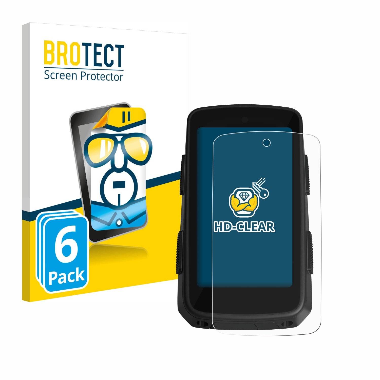 6x BROTECT Displayschutz-Folie für Hammerhead Karoo