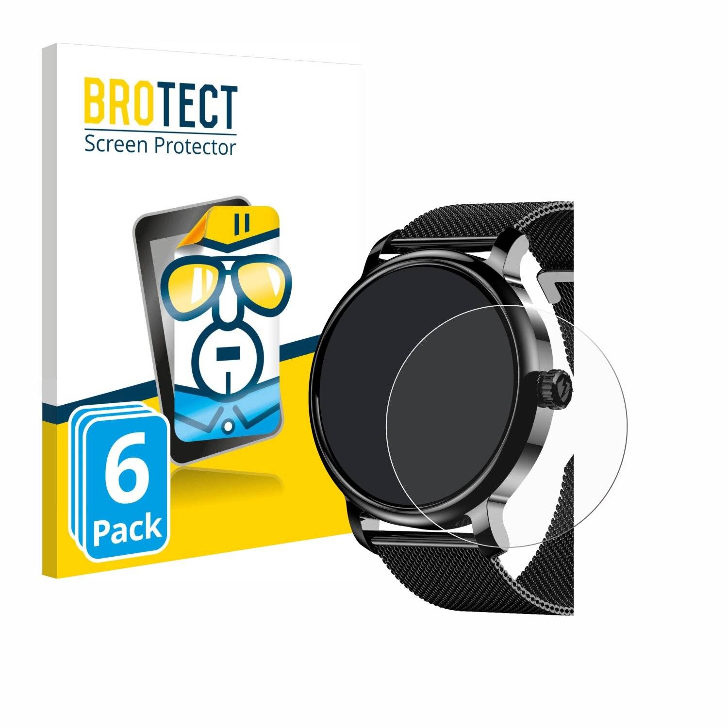 6x BROTECT Displayschutz-Folie für Lemfo LF35