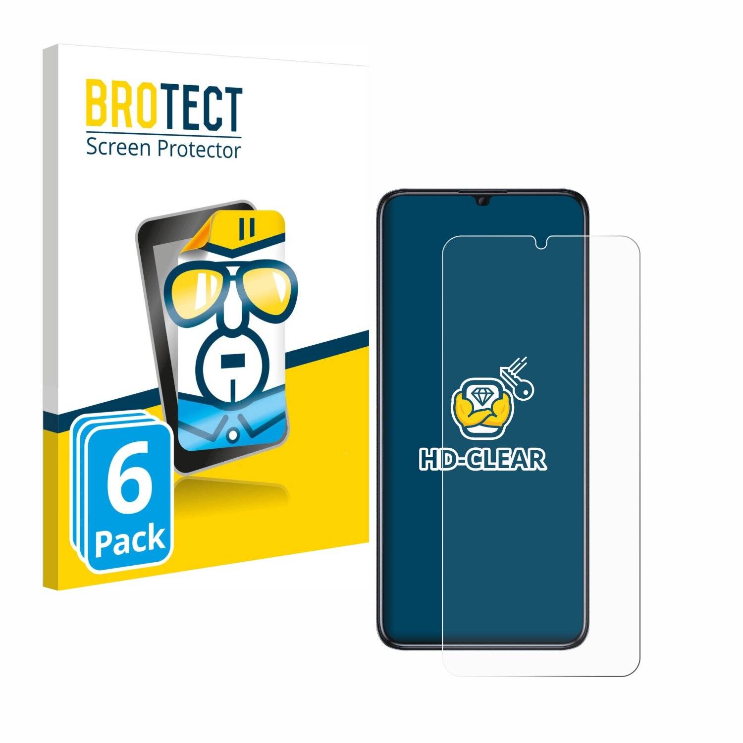 6x BROTECT Displayschutz-Folie für Oukitel