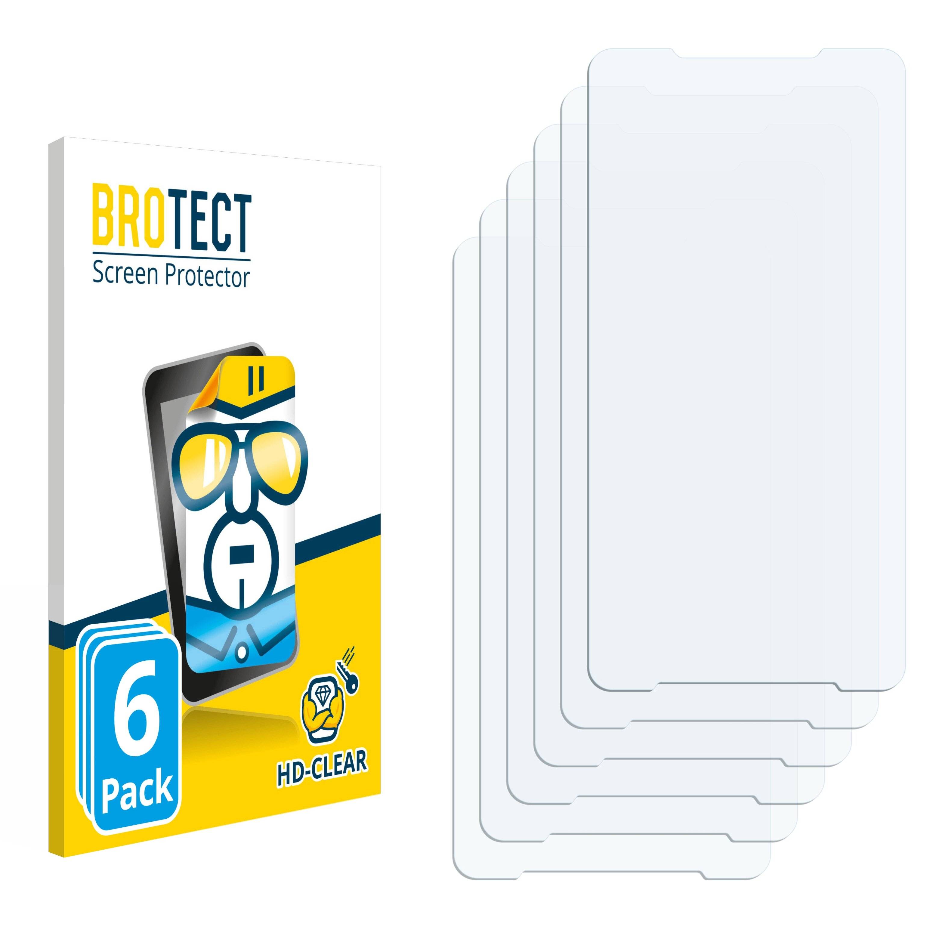6x BROTECT Displayschutz-Folie für Point Mobile