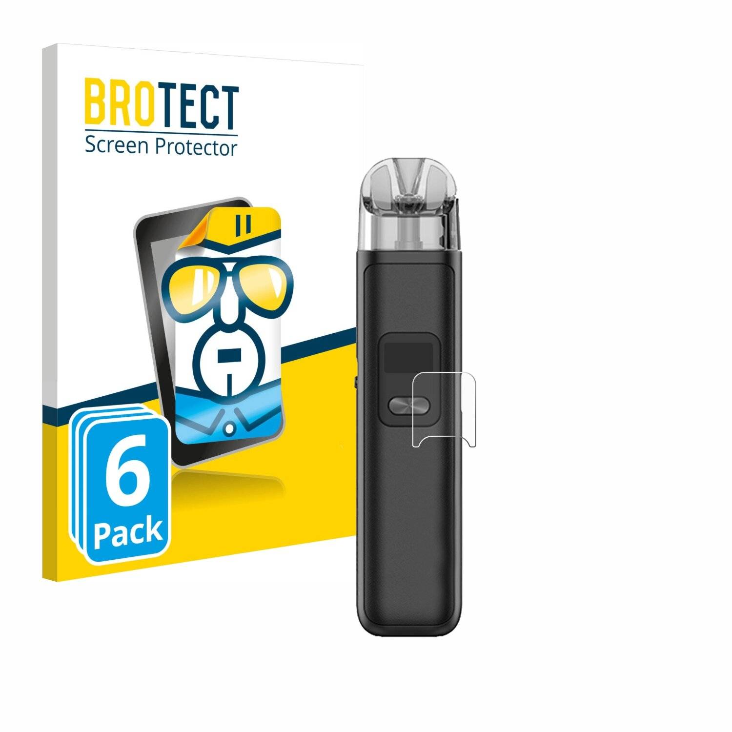 6x BROTECT Displayschutz-Folie für Smok Novo