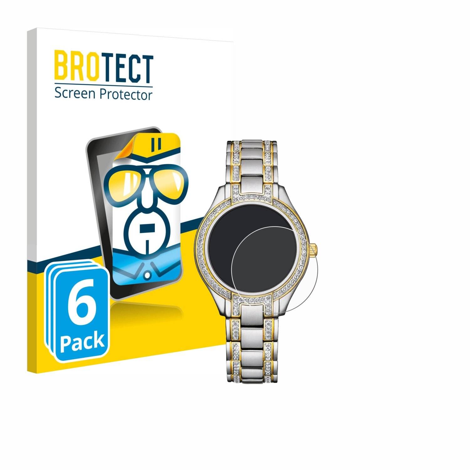 6x BROTECT Displayschutz-Folie für Citizen Eco Drive