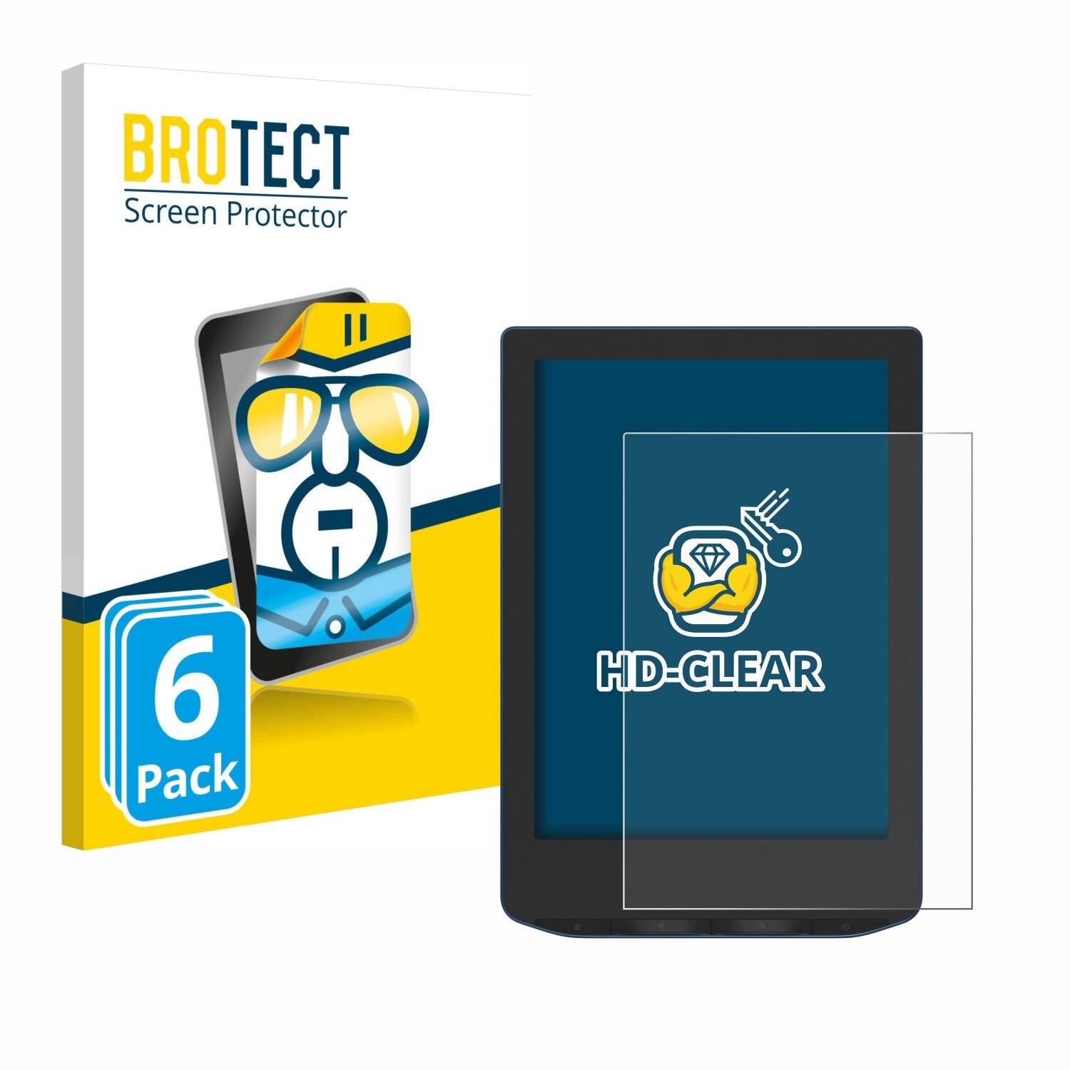 6x BROTECT Displayschutz-Folie für PocketBook Verse Pro