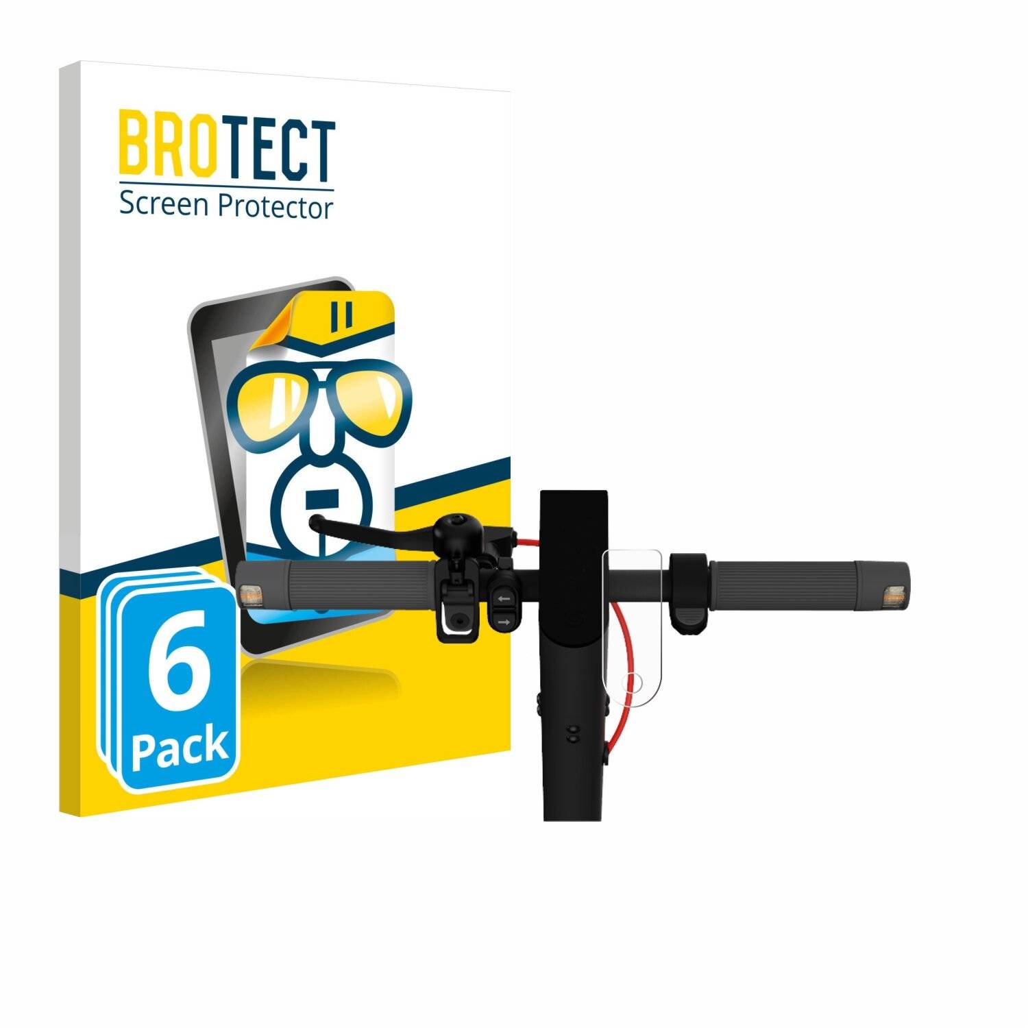 6x BROTECT Displayschutz-Folie für Xiaomi Mi 4 Lite E-Scooter (2.