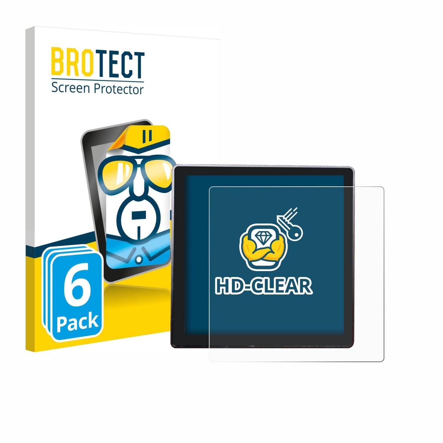 6x BROTECT Displayschutz-Folie für Shelly Wall