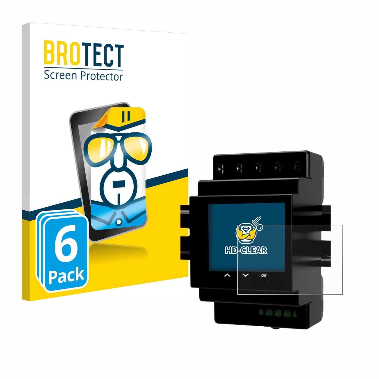 6x BROTECT Displayschutz-Folie für Shelly Pro