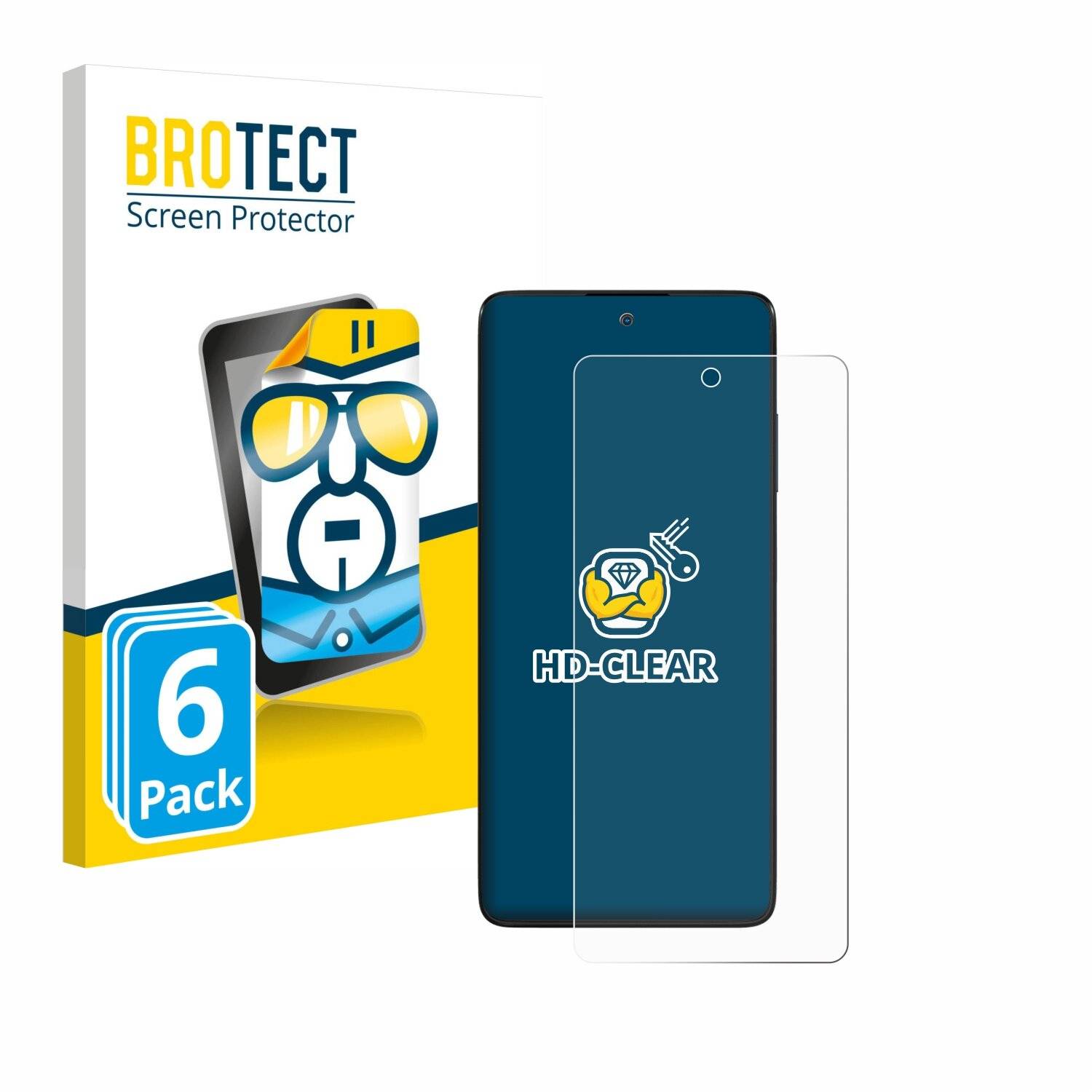 6x BROTECT Displayschutz-Folie für HMD
