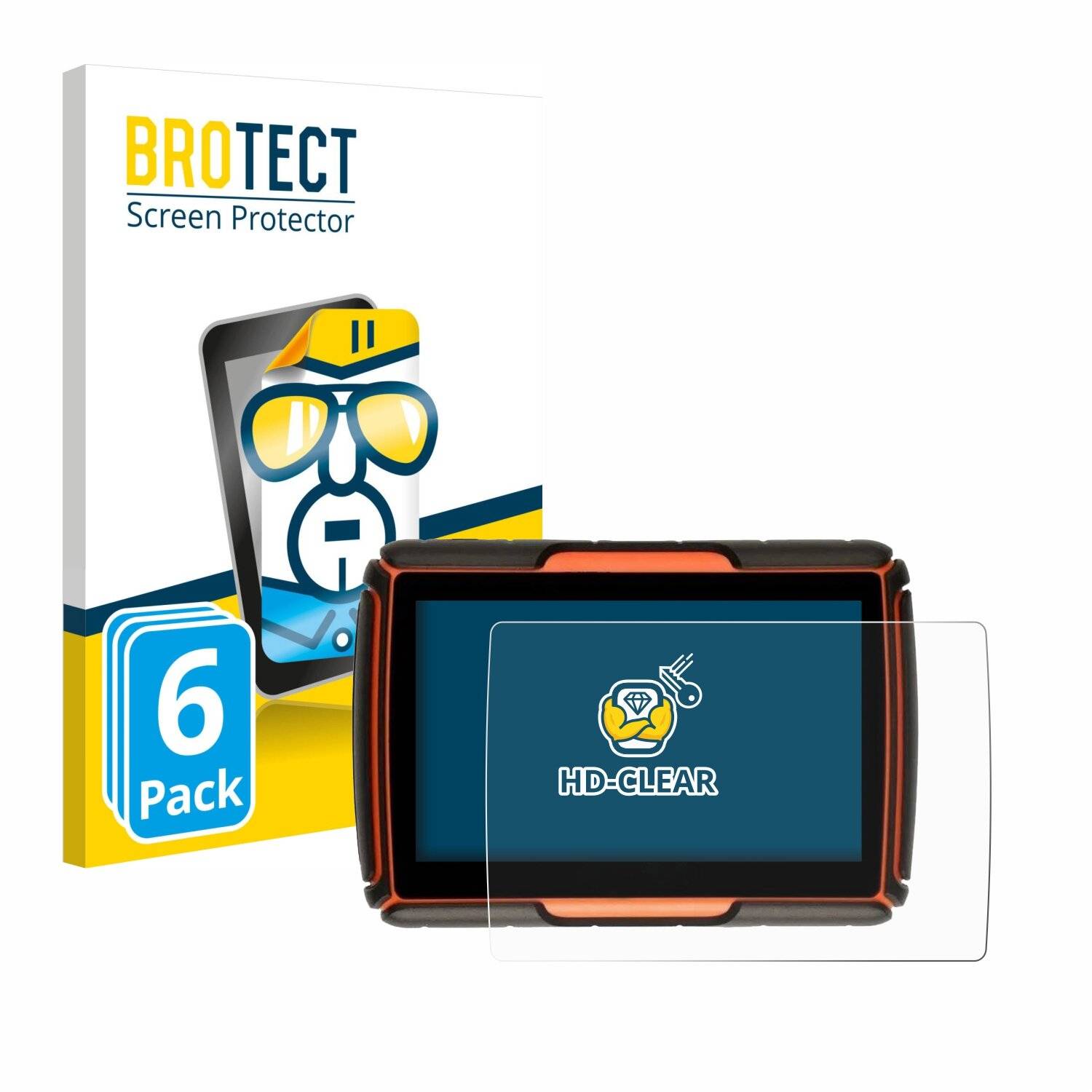 6x BROTECT Displayschutz-Folie für Elebest