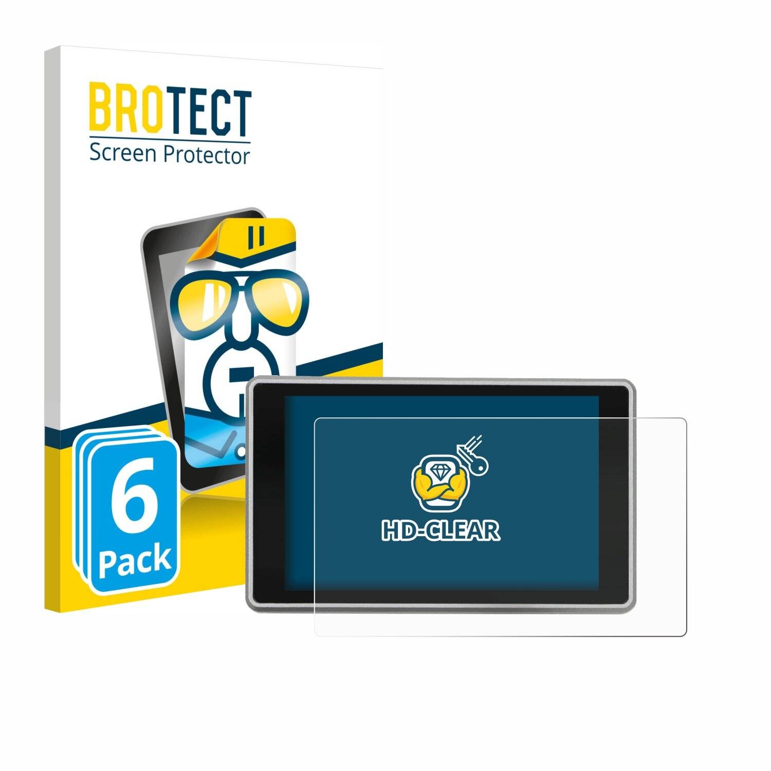 6x BROTECT Displayschutz-Folie für Creality Ender-3