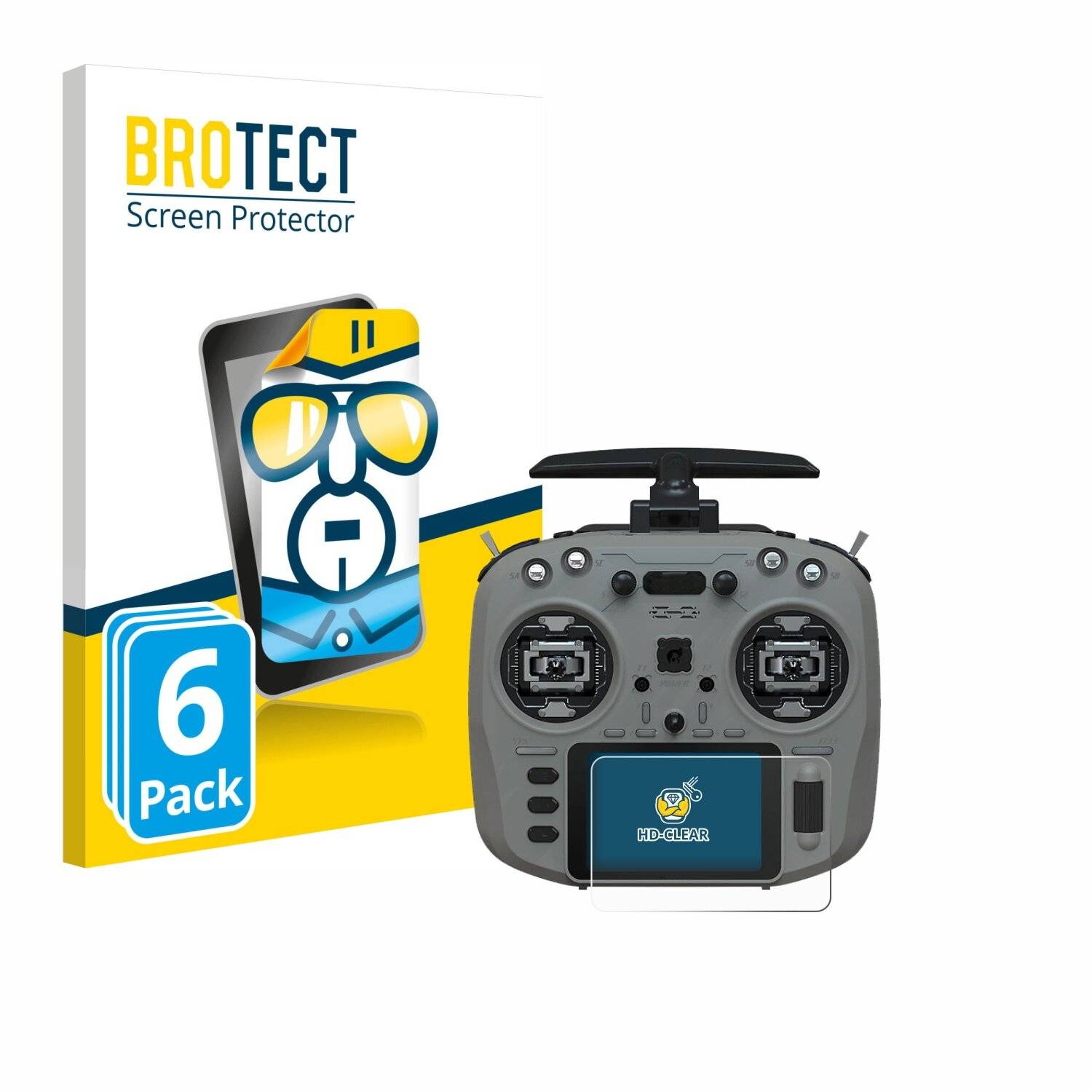 6x BROTECT Displayschutz-Folie für Jumper